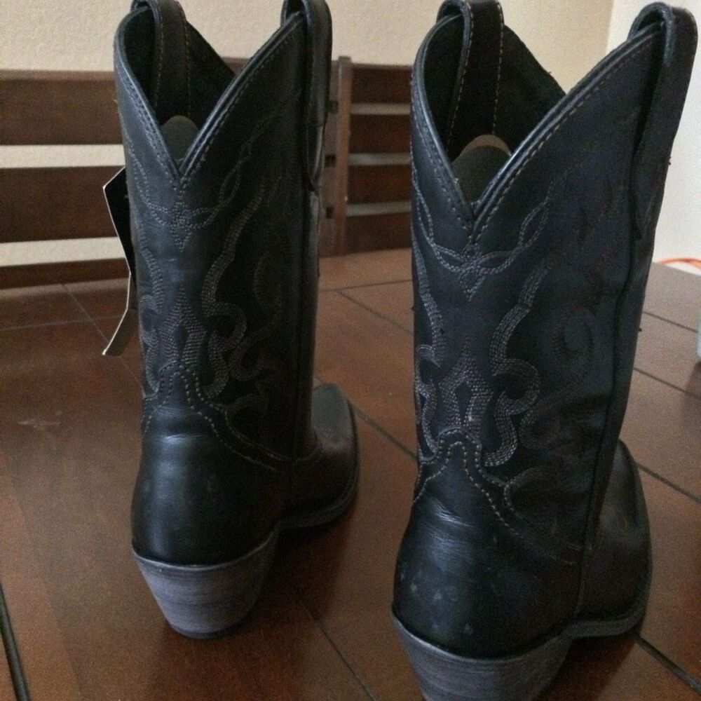 NWT Liberty Black black cowboy boots size 8 - Picture 7 of 14